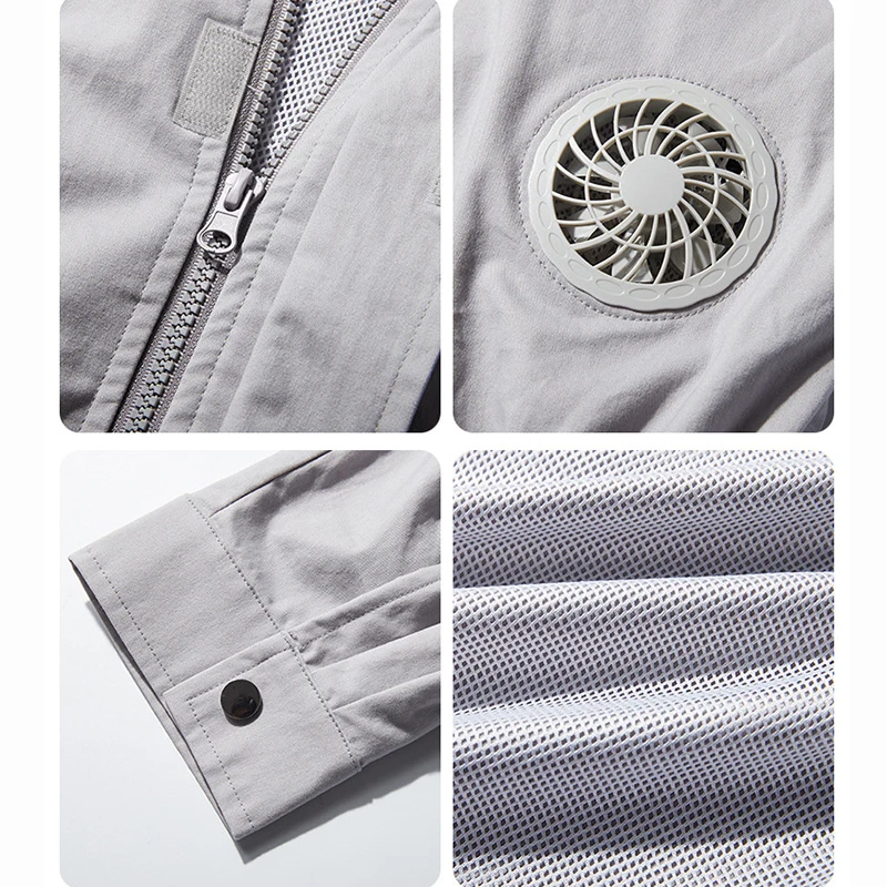 Летняя уличная охлаждающая куртка PARATAGO Мужская одежда для кондиционирования