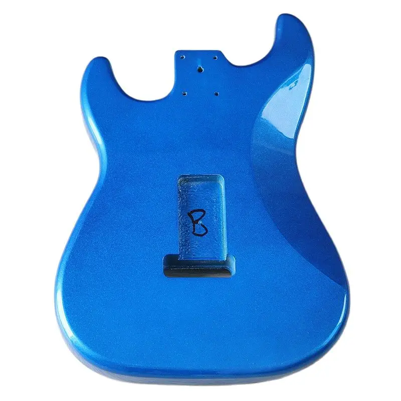metallic blau pappel holz st elektrische gitarre körper fabrik hergestellt gitarre zubehör gute gitarre barrel 57 cm tasche breite free glo