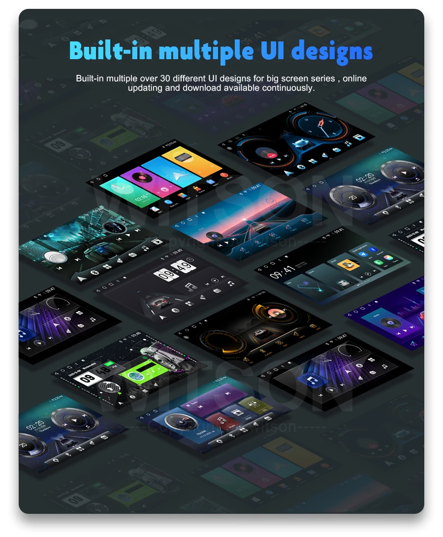 Автомагнитола WITSON с голосовым управлением на Android 11 мультимедийный