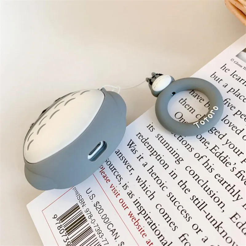 Хит японского аниме Тоторо Airpods Сумка косплей 3D значок Bluetooth гарнитура силикагель