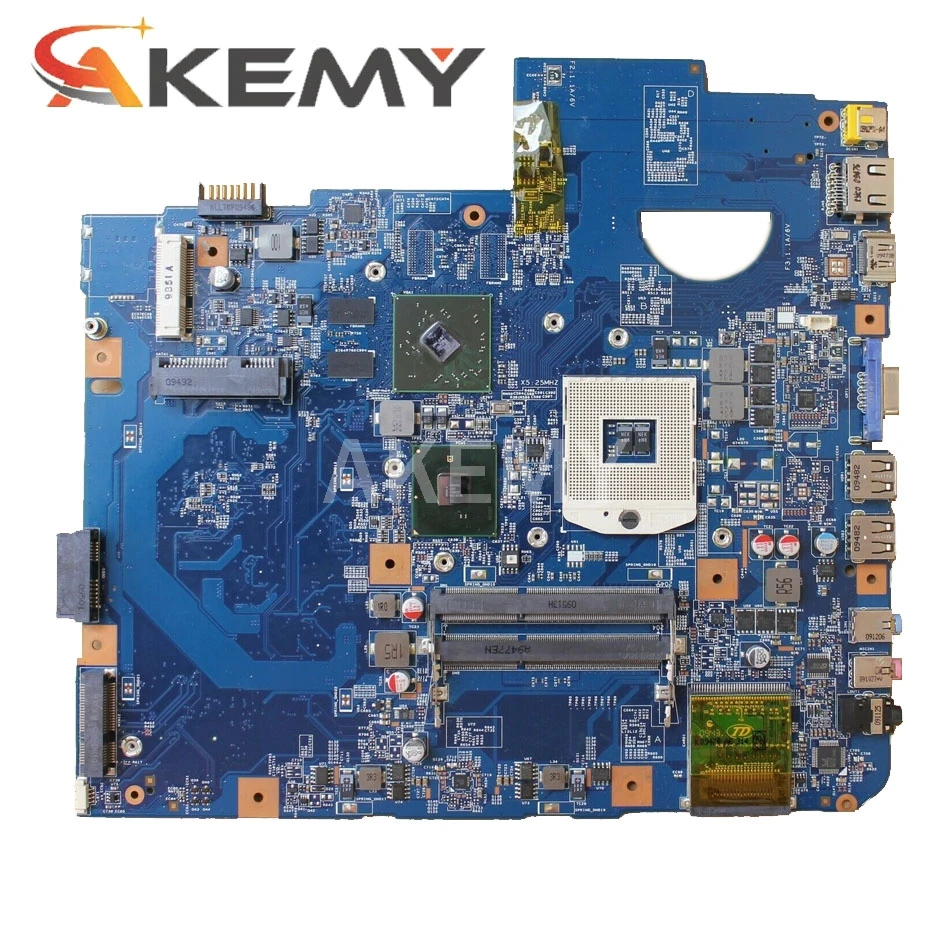 

Akemy For Acer aspire 5740G 5740 5740Z Laptop motherboard MBPMG01001 MB.PMG01.001 48.4GD01.01M HM55 DDR3 512MB GPU free cpu