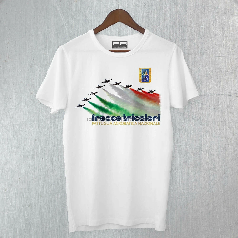 Мужская футболка Frecce Триколори 1961 итальянская Военная FB для акробатических