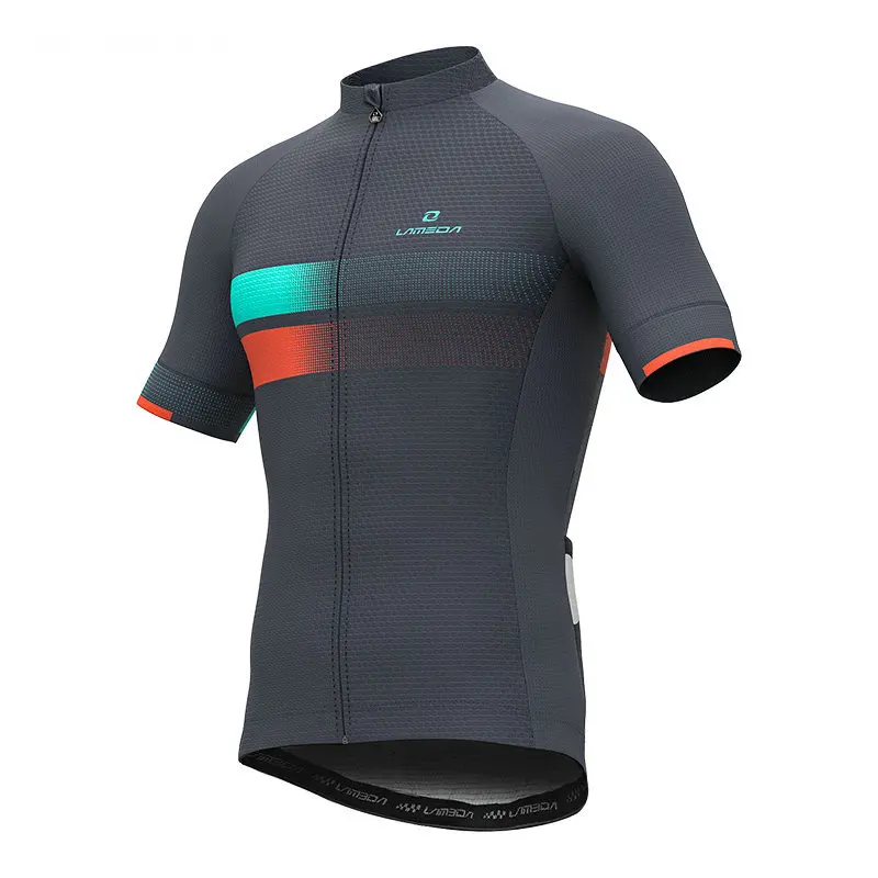Style 1 Short LAMEDA Summer Anti-sweat Cycling Jersey Men Mtb Shirt Quick Dry Breathable Bike Clothes Short Short Sleeve Clothing - Цвет: Style 1 Short