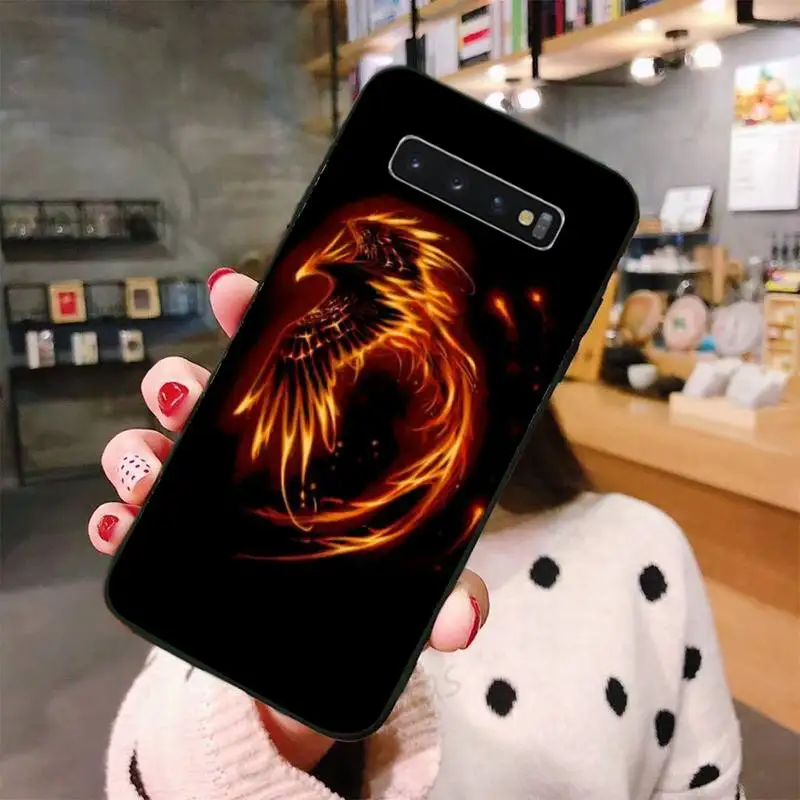 

Cool Animal Phoenix Flamingo Phone Case For Samsung A50 A51 A71 A20E A20S S10 S20 S21 S30 Plus ultra 5G M11 funda shell