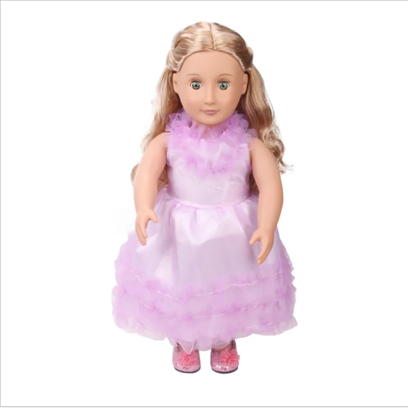 Кукольная одежда американский размер 18 дюймов 43 см для новорожденных девочек