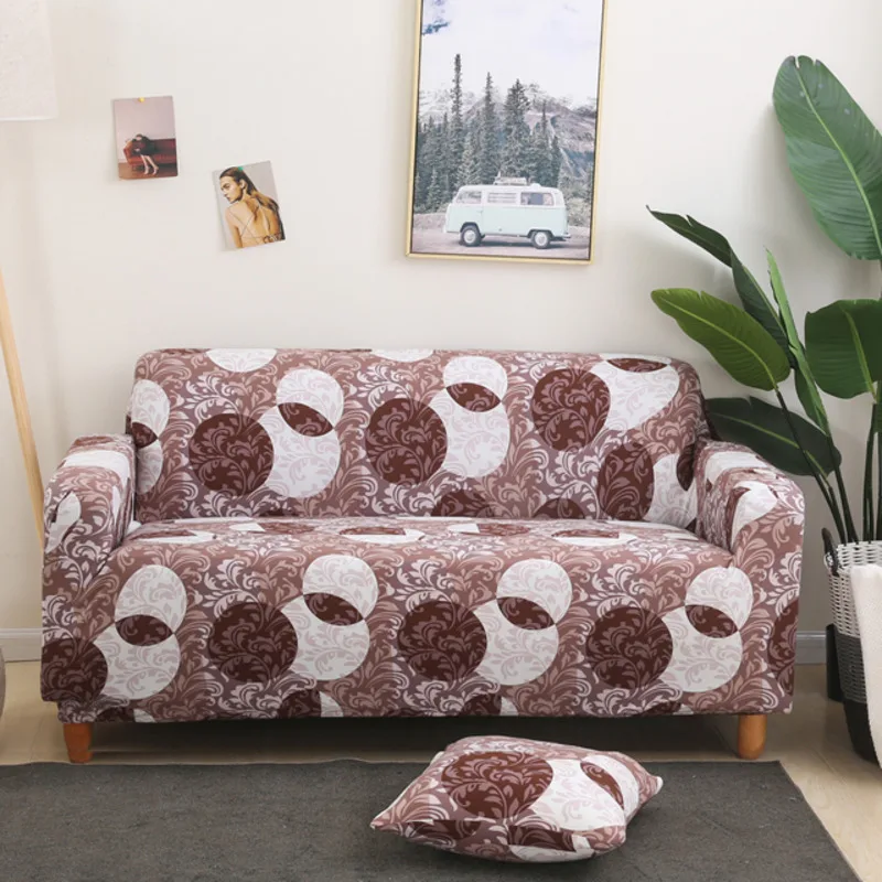 Геометрический дизайн обернутый чехол для дивана плед все включено мебельный