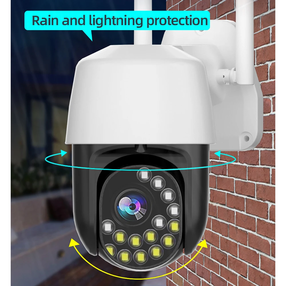 

Наружная водонепроницаемая купольная камера, 15 лампочек, мобильный телефон, удаленный мониторинг дома, 2,5 дюйма, Беспроводная Сетевая Купол...