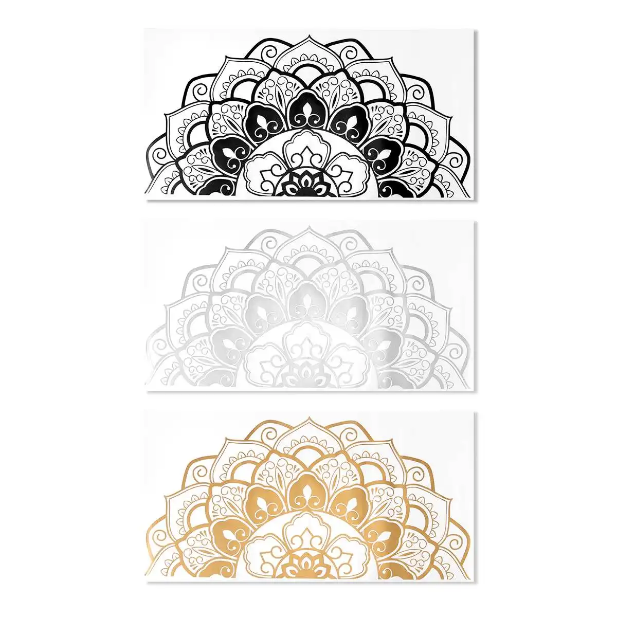 

42x85cm Bohemian Wall Decal Half Mandala Headboard Decals Bedroom Yoga Studio Meditation Room Home Decor Window Art PVC Stickers