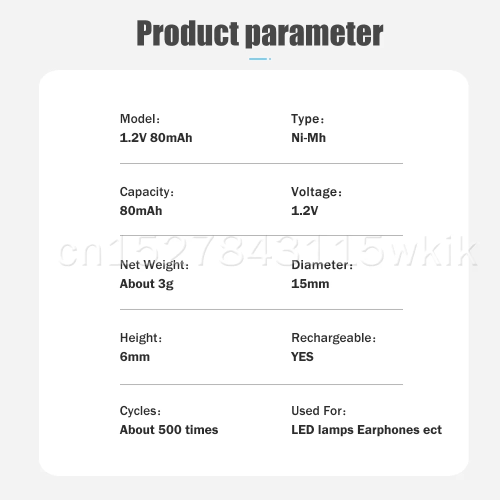 1-8 шт. перезаряжаемая никель-металлогидридная аккумуляторная батарея 1 2 в 80 мАч с