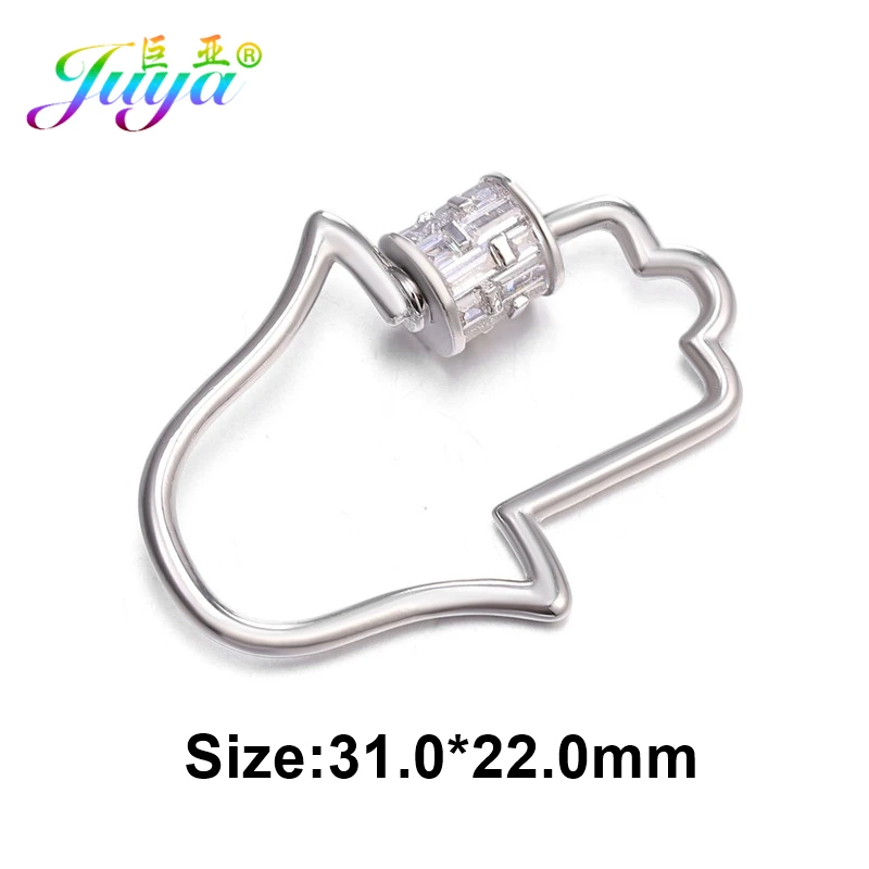 White Gold Juya DIY застежки для ювелирных изделий, принадлежности, Застежка ручной работы, застежка для лобстера, аксессуары для роскошного рукоделия, бисероплетение, изготовление ювелирных изделий - Цвет: White Gold