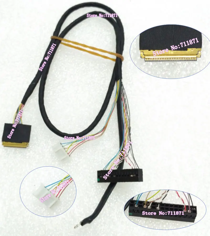 Кабель для экрана 50 см Φ 0 5 Шаг 30P 40Pin 20453 030T 040T экран eDP кабель LVDS 1 канал 6 бит 30Pin 40P
