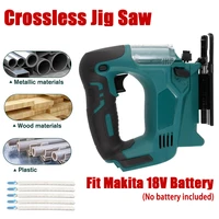 21v 65mm jig saw electric saw 4 speed jigsaw electric saws cutter for woodworking scroll saws power tool for makita 18v battery