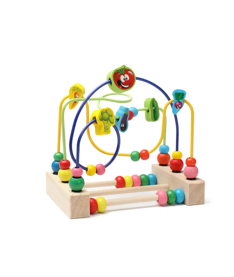 Деревянные математические игрушки костяшки Abacus линия ЛАБИРИНТ горки Монтессори Развивающие детские развивающие игрушки