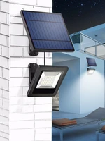 solar lights led with separable solar panel 5m cord floodlight indoor solar lamp garden wall underground outdoor lighting
