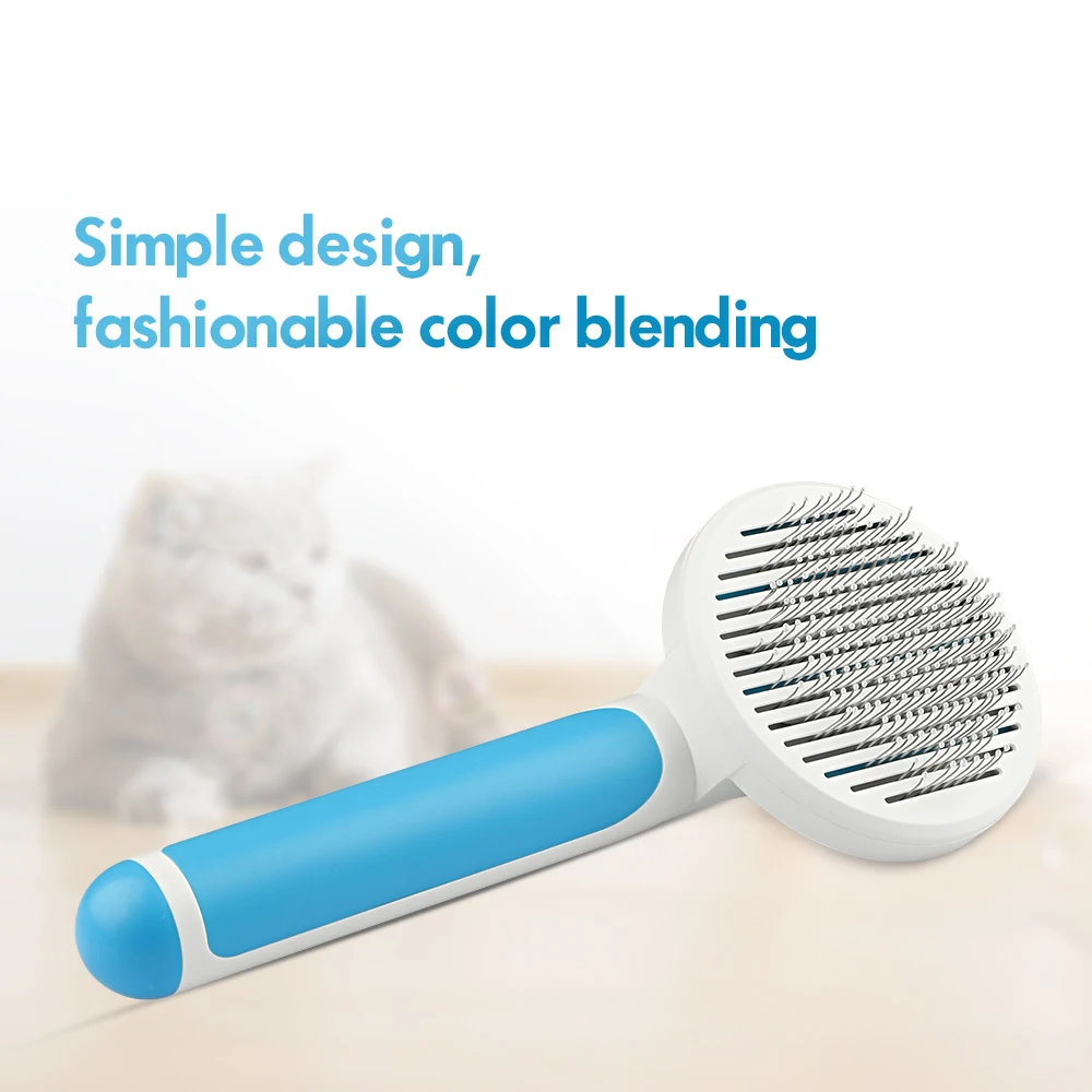 Самоочищающаяся мягкая щетка для удаления шерсти расческа кошачьей товары