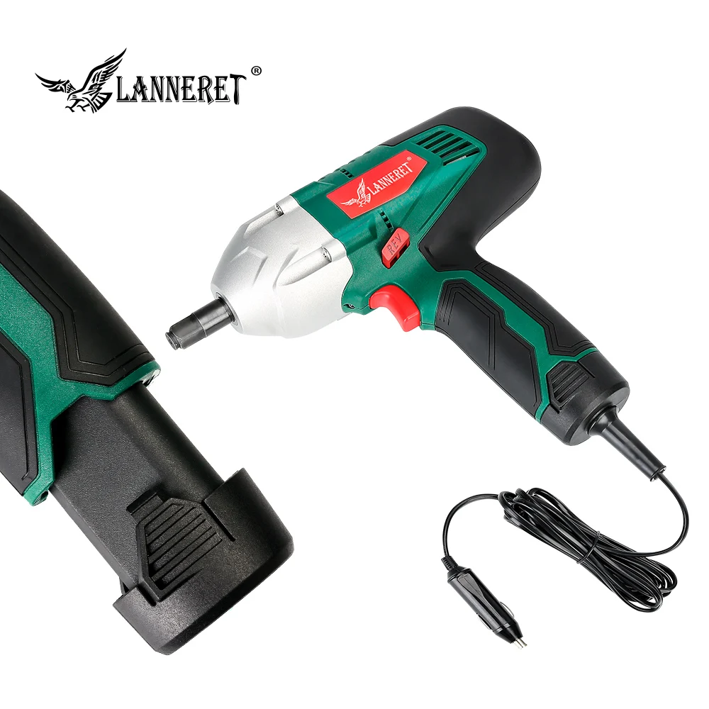 LANNERET 12 В батарея/прикуриватель Электрический гаечный ключ беспроводной ударный