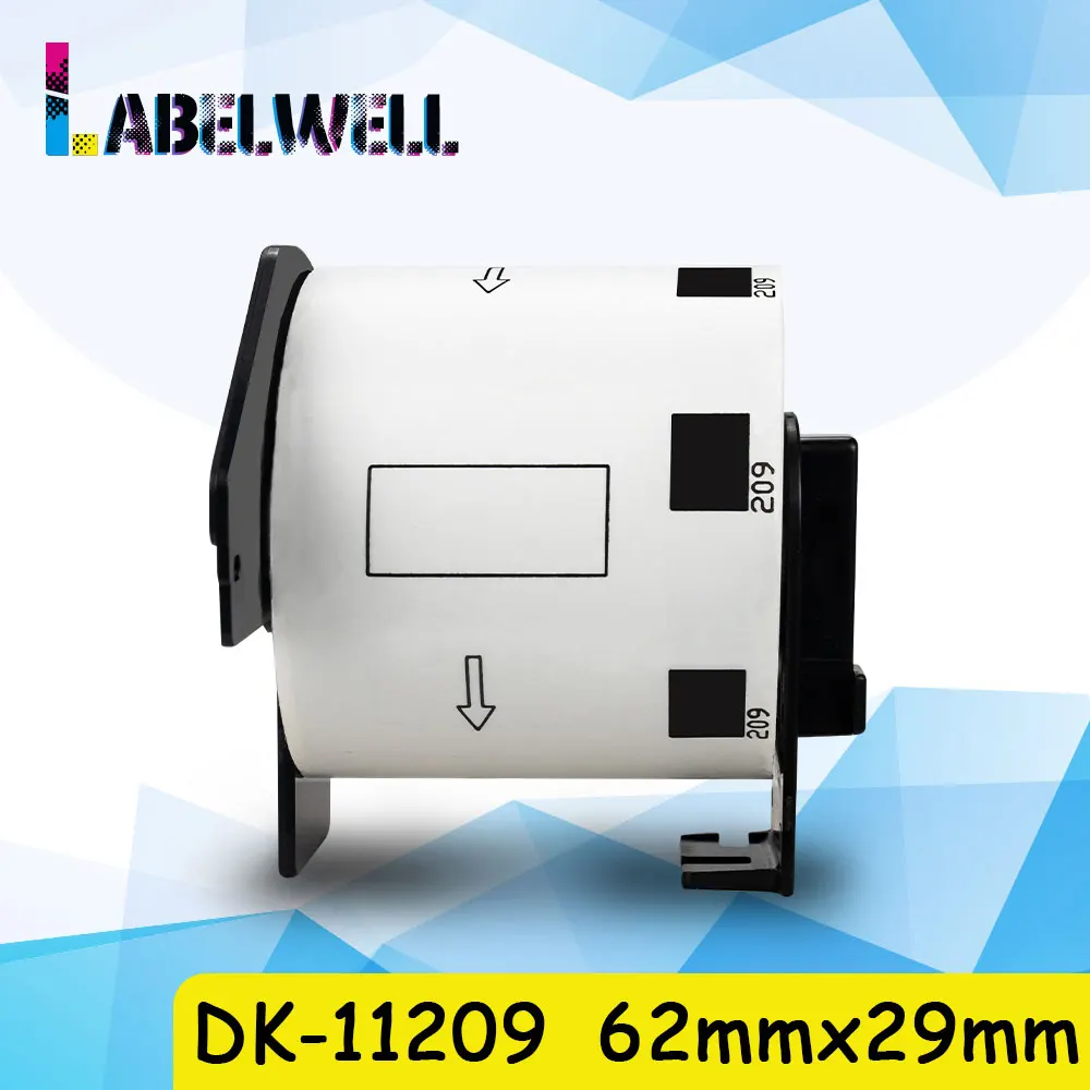 Labelwell 1 рулонная Тепловая бумага DK11209 DK-11209 DK 11209 29 мм * 62 800 шт. Совместимость для
