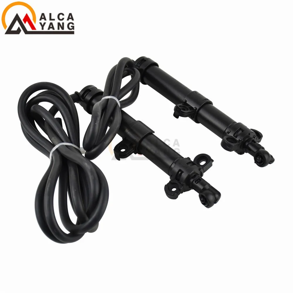 С трубкой, автомобильная левая и правая Форсунка омывателя фар, сопло для Land Range Rover Evoque 2012-2015 LR024209 LR024211