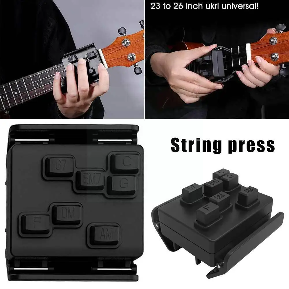 

Learning System Practrice Aid Portable Ukulele Chord Beginner Trainer Musical Z7h9