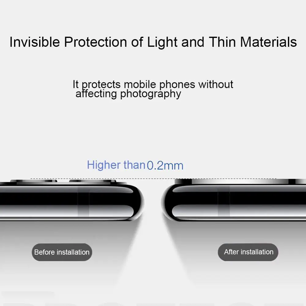 Для Iphone X XR Xs Seconds изменить на 11 Pro Max Защитная крышка для объектива камеры с