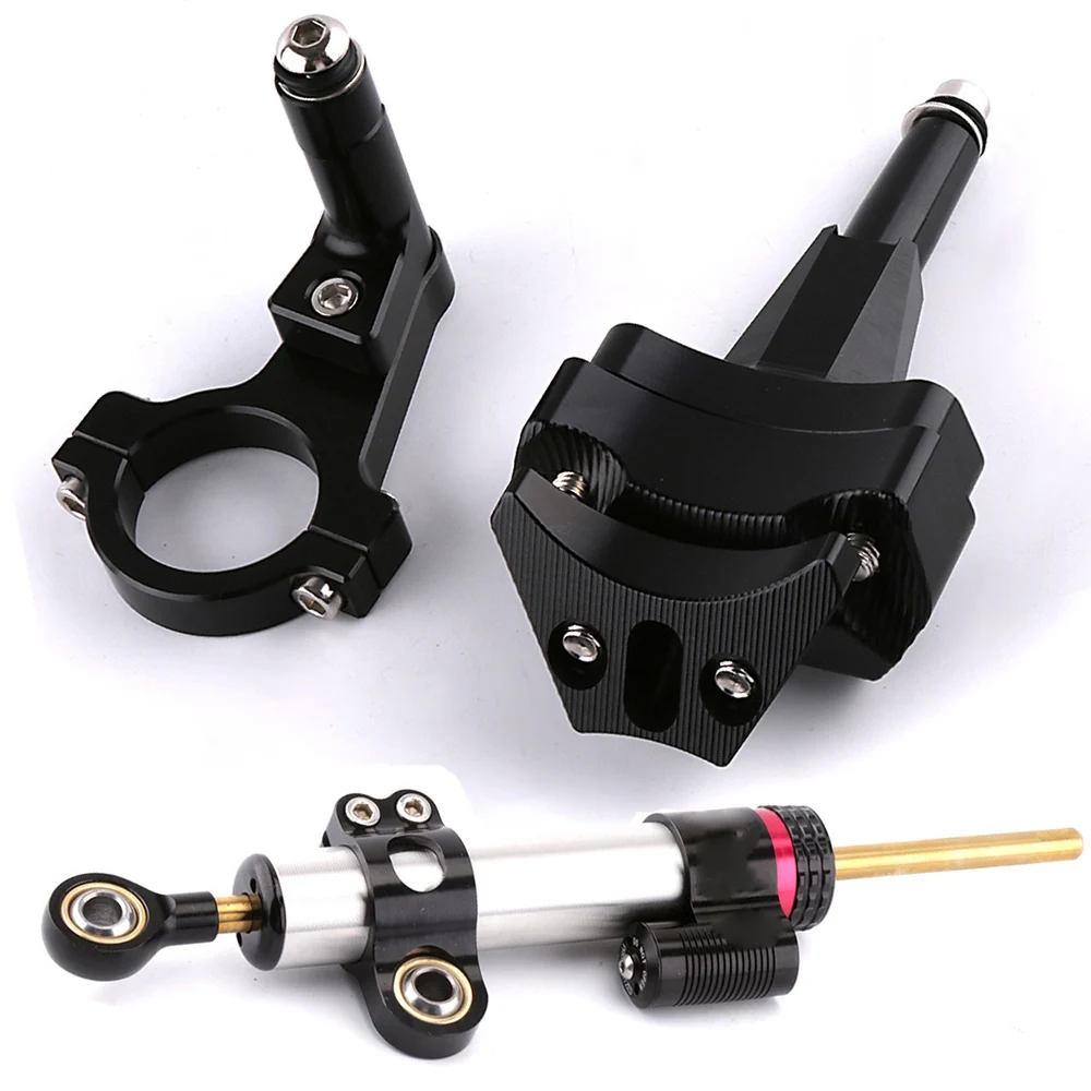 

Motorcycle Stabilizer Damper Steering Mounting Mount Bracket Holder Support Kit Set For Ninja400 2018 2019