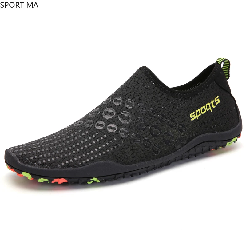 

New men and women flat water shoes outdoor swimming cushioned beach shoes sea diving elastic shoes water sports shoes