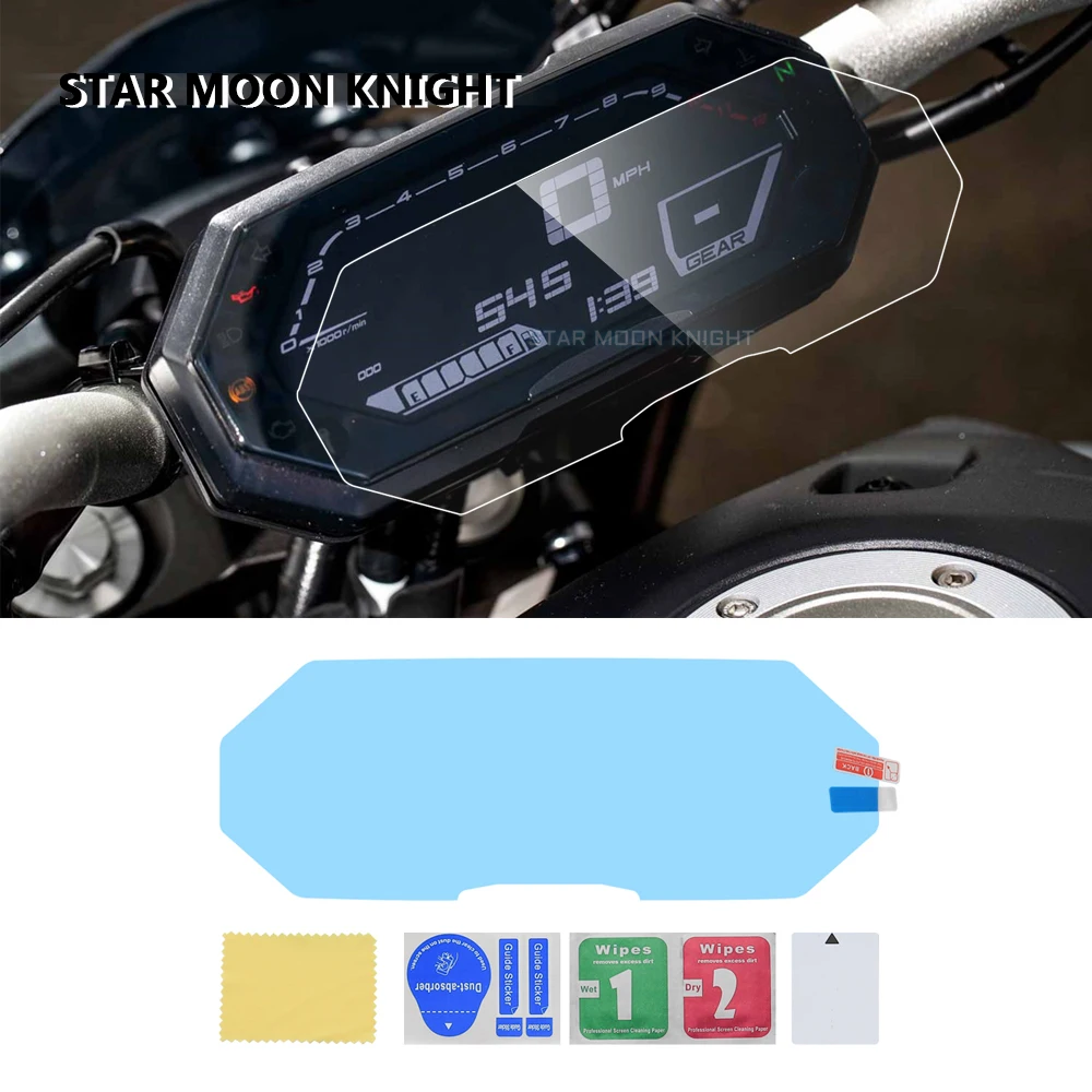 

For YAMAHA MT-07 MT07 FZ-07 FZ07 MT FZ 07 2021 - Motorcycle Scratch Cluster Screen Dashboard Protection Instrument Film