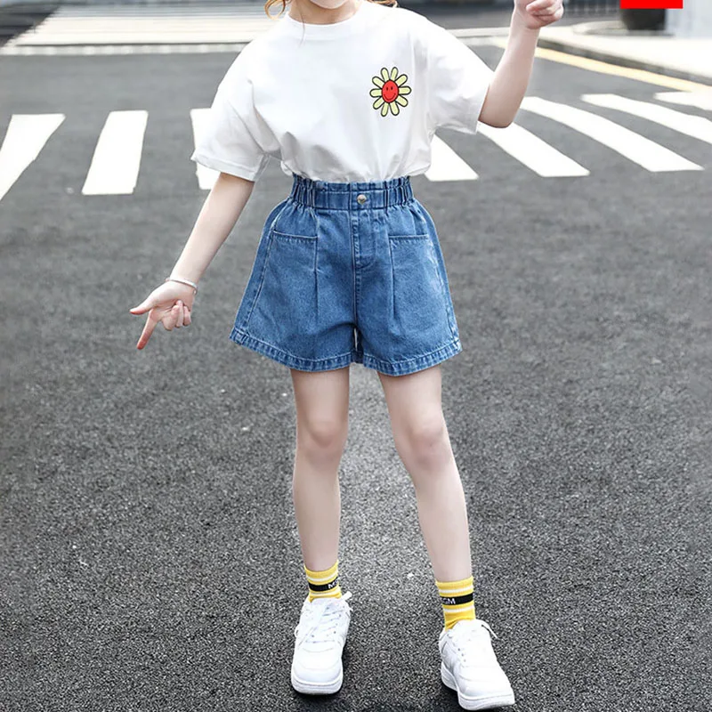 3 до 8 лет детская юбка для девочки короткая джинсовая девочка | Мать и ребенок