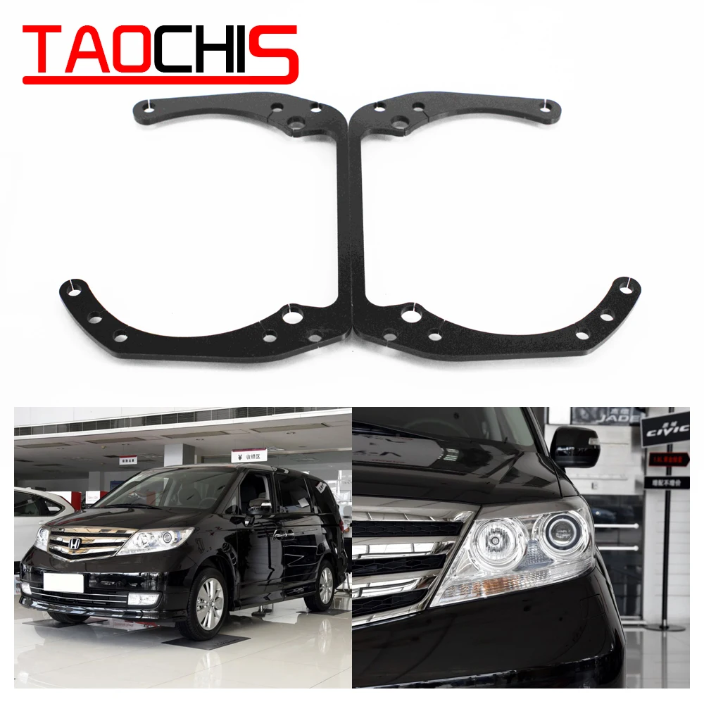 

Taochis Car-Styling Frame Adapter Module DIY Bracket Holder for Honda ELYSION 2015 Hella 3 5 Projector Lens