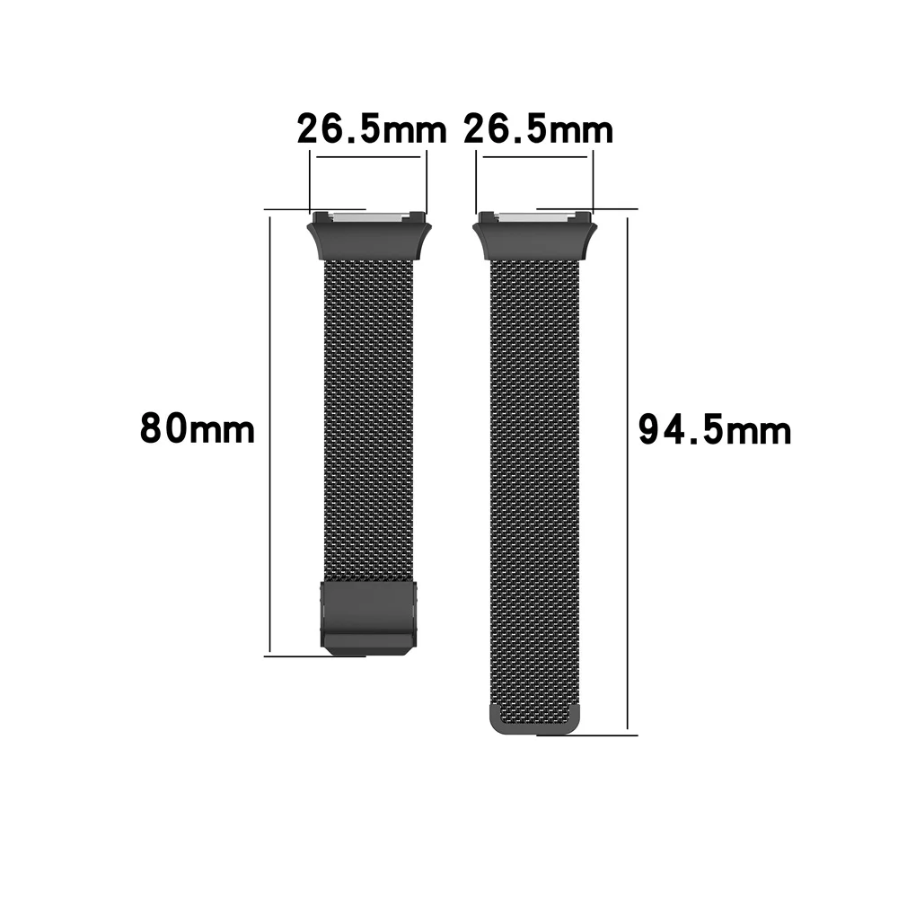 Браслет для Fitbit ionic Band смарт-часы ремешок ионная Нержавеющая сталь металлические