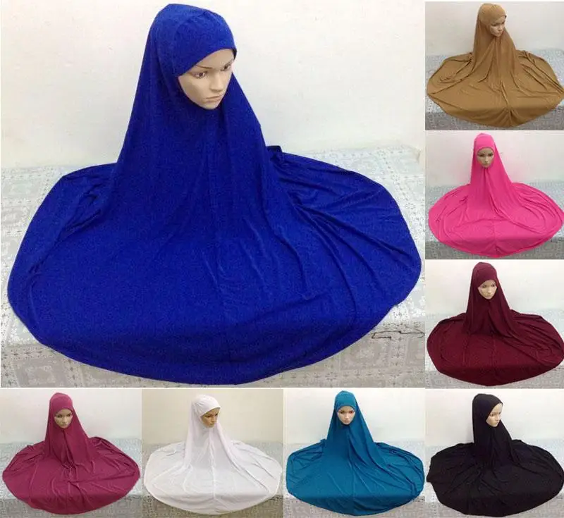 Мусульманская большая верхняя одежда абайя джилбаба, мусульманская одежда, женская шапочка для молитвы, платье, длинный шарф, большой хиджа...