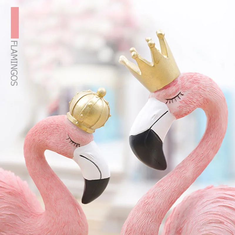 Украшение для дома в европейском стиле украшение виде фламинго рабочего стола из