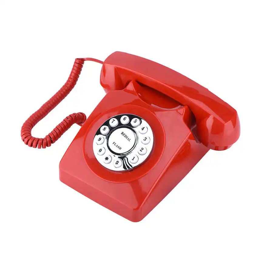 Western Style Vintage Antique Telephone Numbers Storage Clear Sound Retro Red Landline Corded | Компьютеры и офис