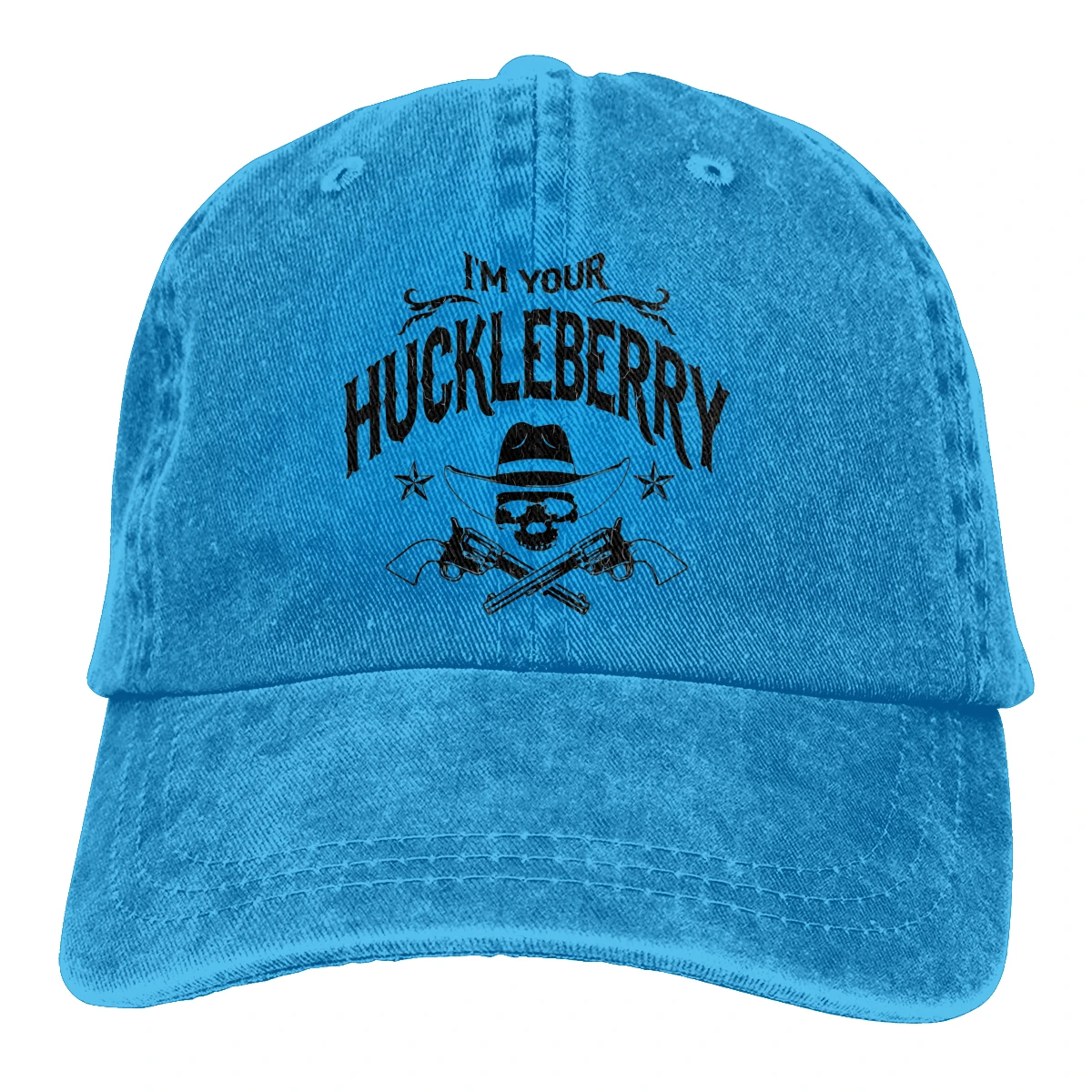 

I'm Your Huckleberry T mens womens Retro Washed Cowboy hat Hip hop caps