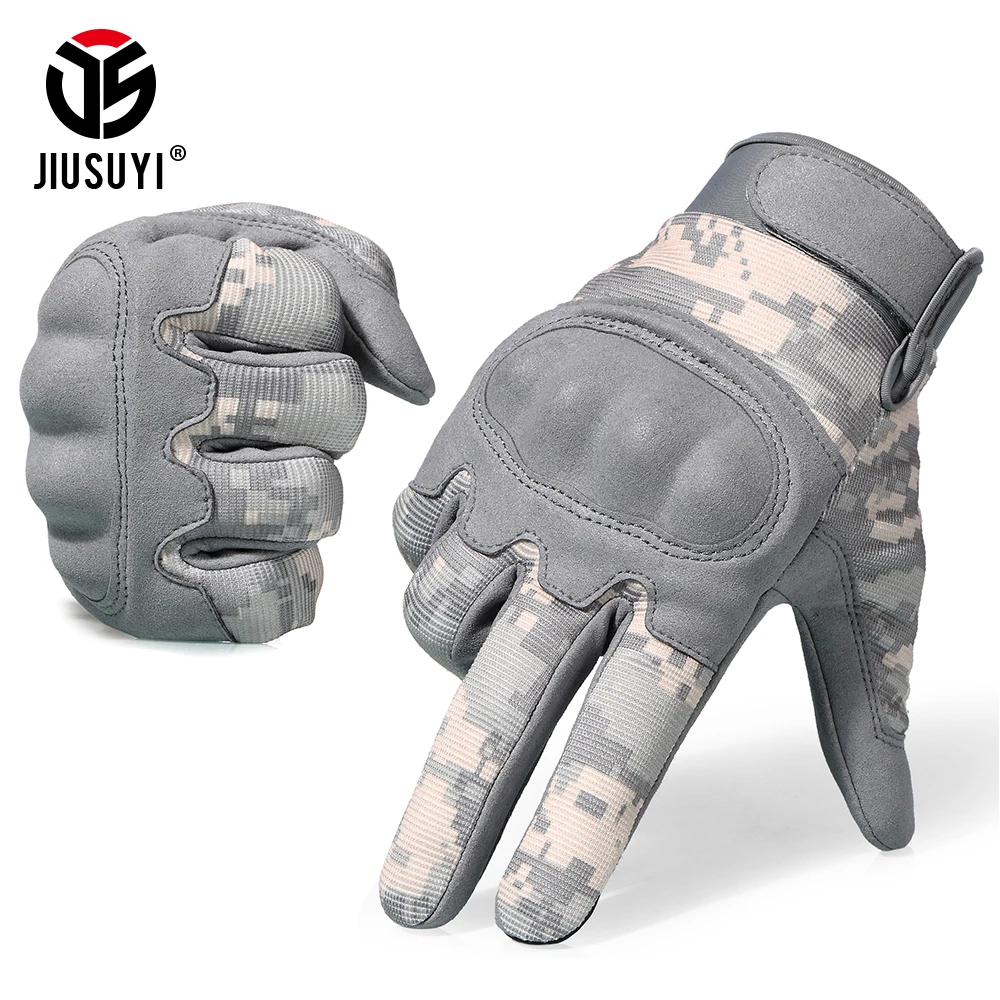 ACU Camouflage Touch Screen Tactical Gloves Military Combat Airsoft Paintball Shooting Hunting Anti-Skid Full Finger Glove Men