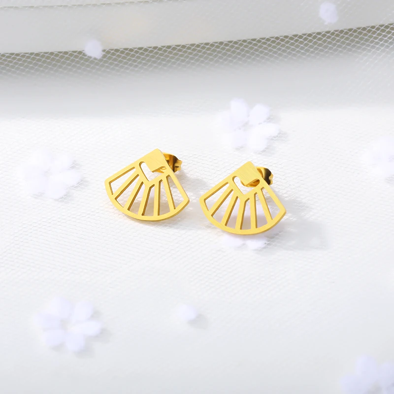 Женские серьги гвоздики из нержавеющей стали с подвесками|Серьги-гвоздики| |