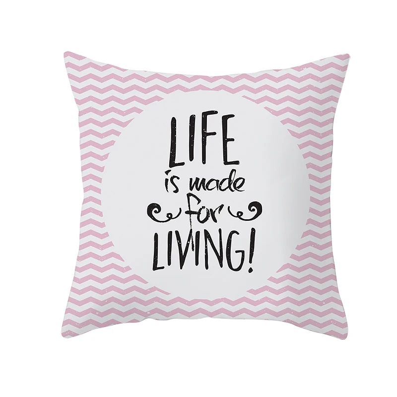 Пульсация волна письмо подушка чехол украшение дома размером 45*45 см чехлы из