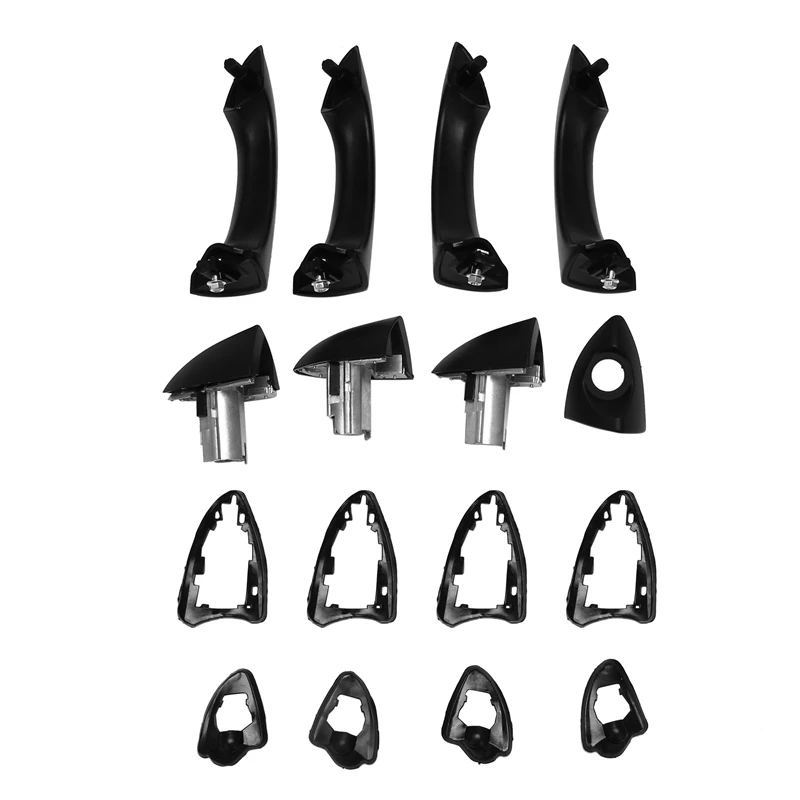 

4 PC Front & Rear Outside Exterior Door Handles Set For-BMW X5 E53 2000-2006