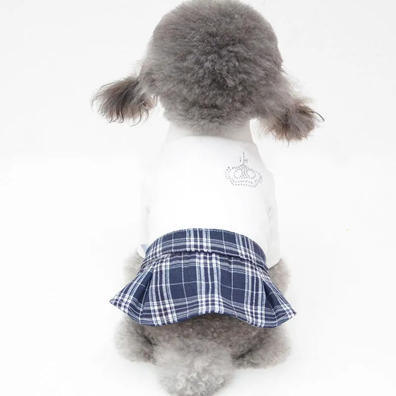 Одежда для домашних животных вязаные платья собак футболка маленьких Мальты