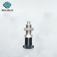 mt310f all stainless steel index plunger pin with hex nuts reset type sub plating knob plunger m6 m10 m12 m16