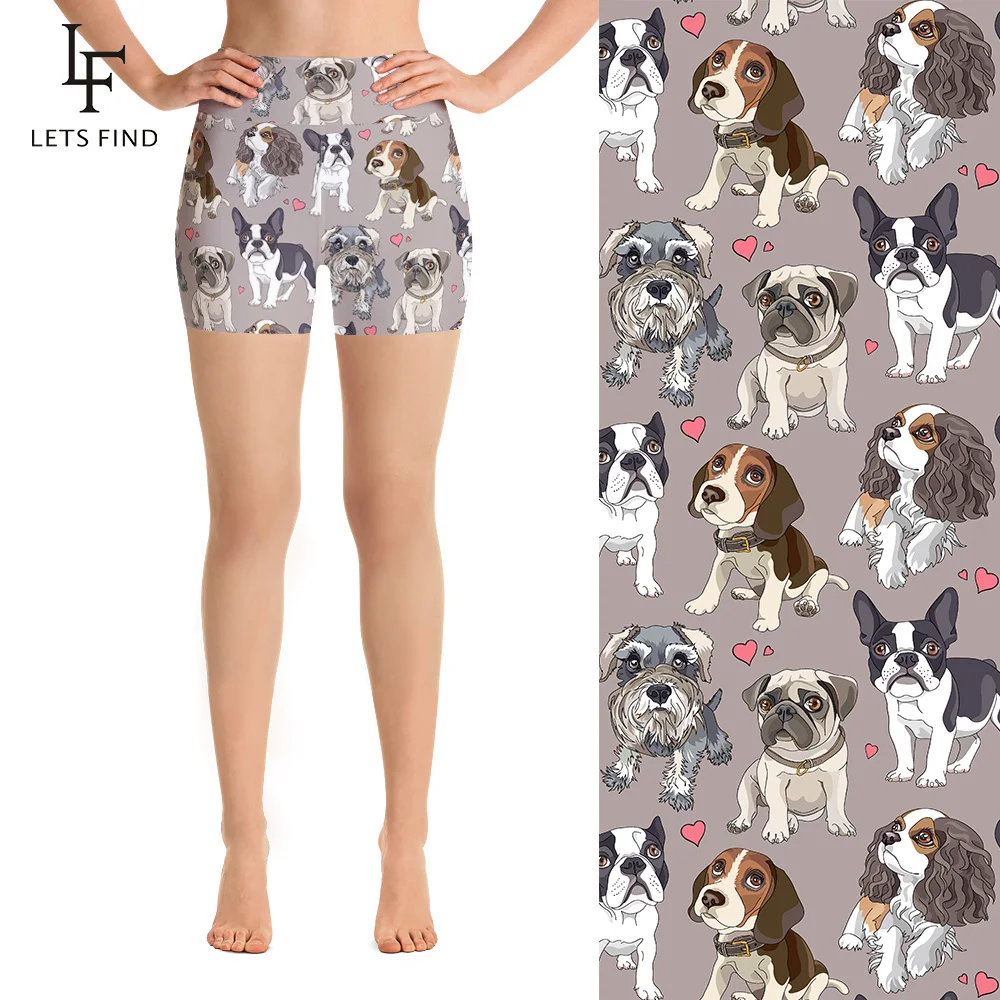 LETSFIND Новая модная Женская высокая талия размера плюс короткие леггинсы 3D