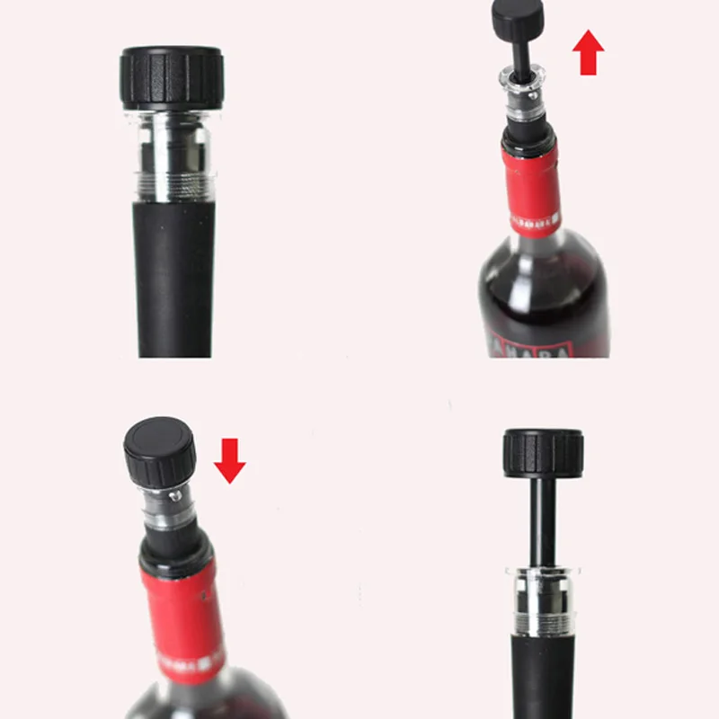 Hot sale Wine Champagne Bottle Preserver Air Pump Stopper Vacuum Sealed Saver dropshipping