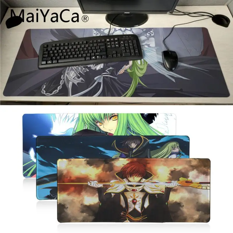 

Геймерские игровые коврики Maiyaca с крутым кодом, коврик для мыши с фиксирующим краем, игровой коврик для мыши, клавиатура Коврик, подложка под...