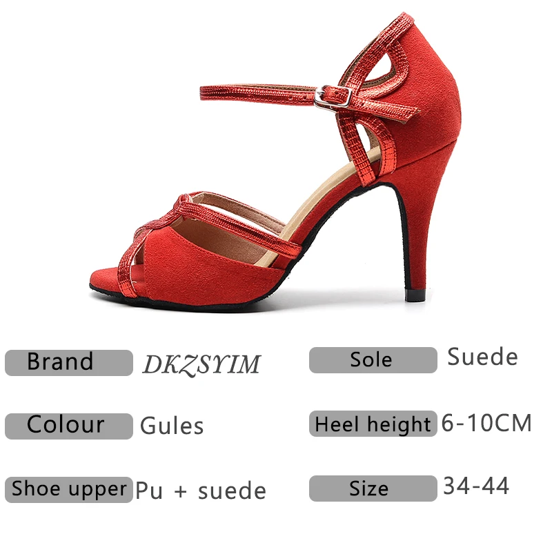 DKZSYIM/Профессиональная танцевальная обувь для латинских танцев женщин/девушек