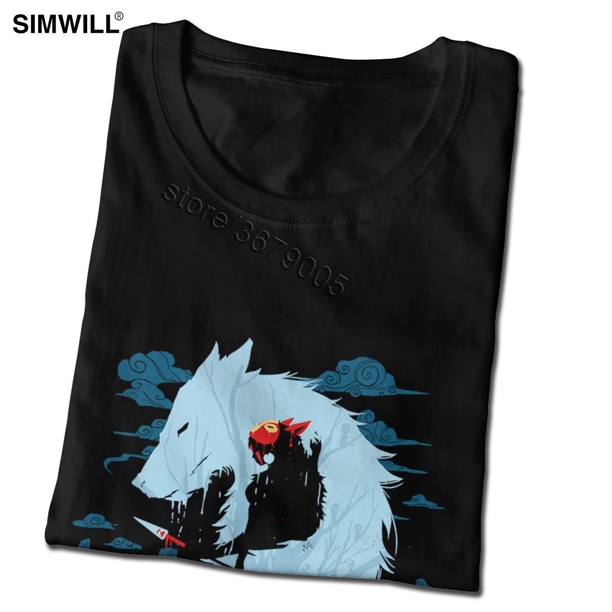 Футболка Hime мужская с коротким рукавом и круглым вырезом Классическая