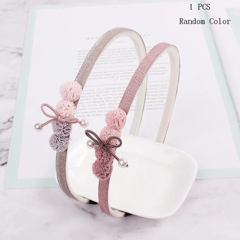

1PC Cartoon Child Bowtie Cute Hairband Girl Kids Headband Headwear Cartoon Lace Hair Accessories Hair Hoop