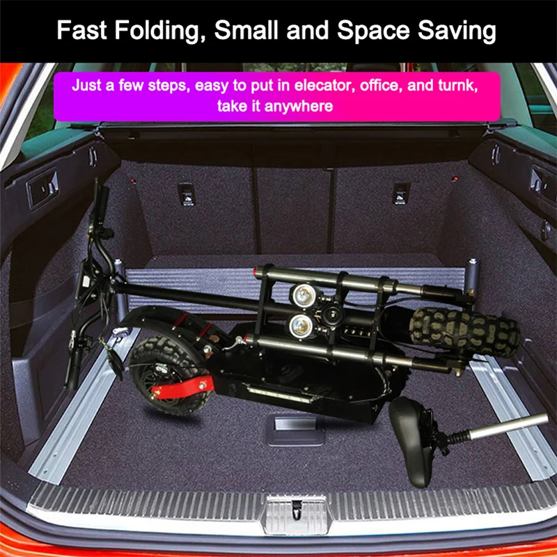 

Jueshuai Adult Electric Scooter 60V3200W Foldable two-wheel Kick Scooter Electric with Seat 80KM/H Speed Fast Charging E scooter