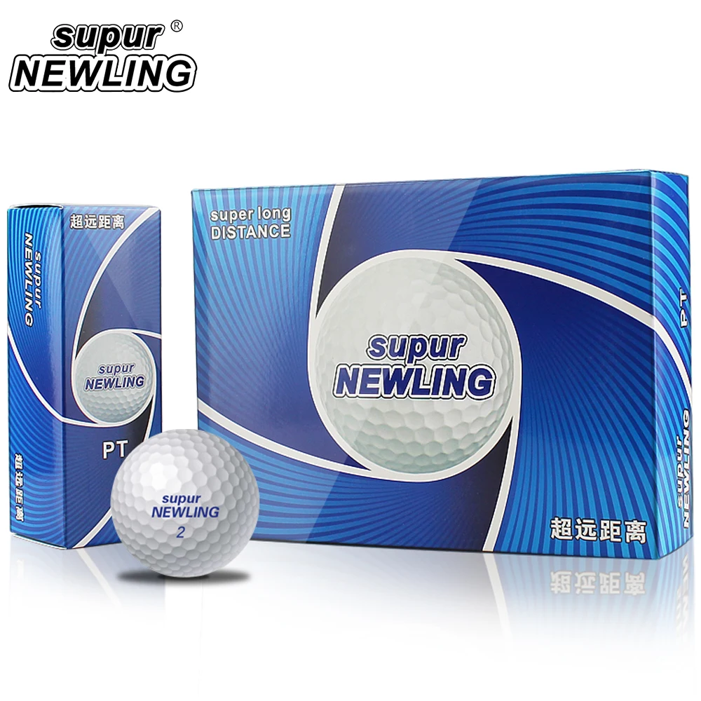 1 коробка Supur NEWLING мячи для гольфа Supur Long Distance 2 слоя мячи для игры в гольф 12 шт. мячи для гольфа