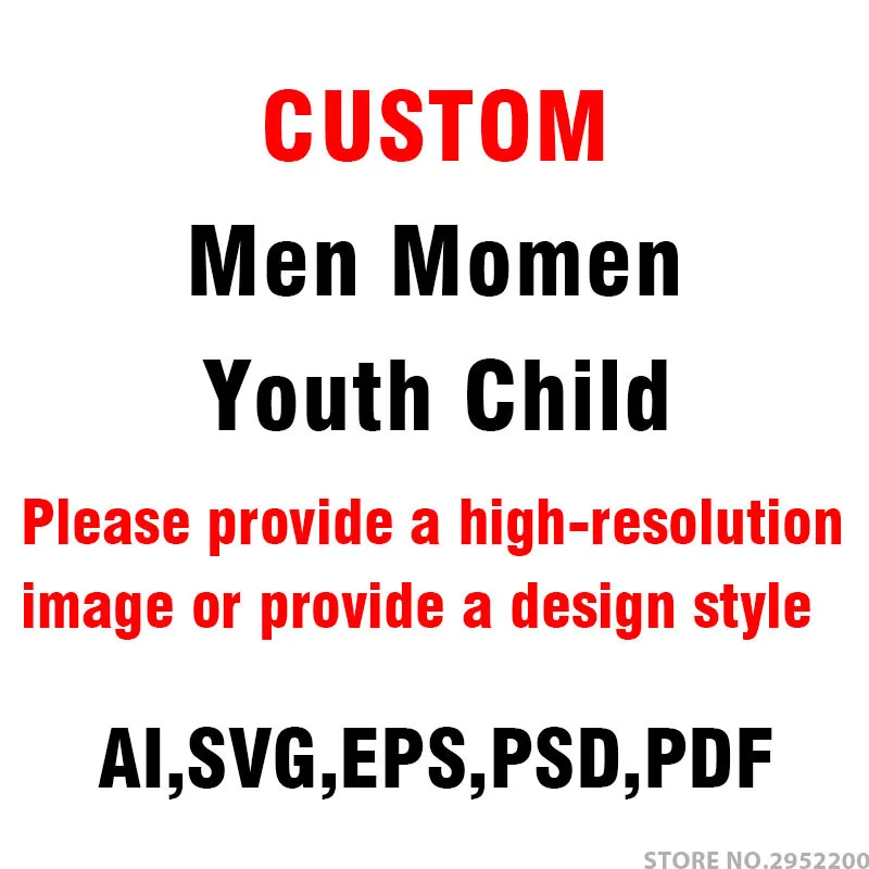 Футболка 3D с надписью и номером на заказ свободная футболка фото изображением