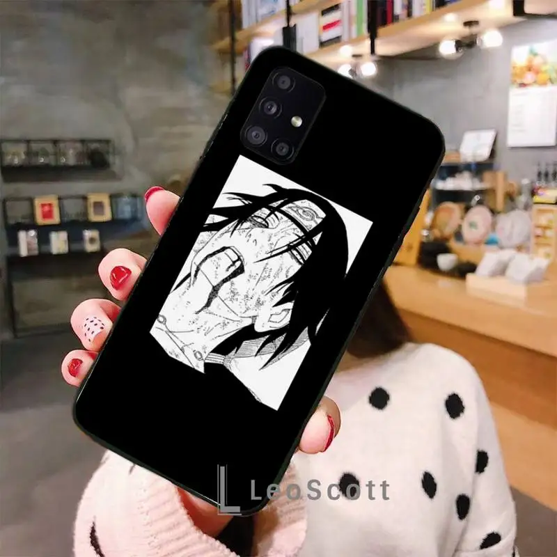 

Anime Naruto Uchiha Itachi Phone Case For Samsung A40 A31 A50 A51 A71 A20E A20S S8 S9 S10 S20 Plus note 20 ultra